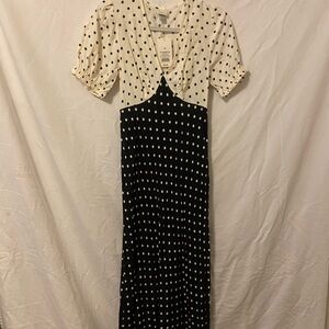 Target Cream Puff Sleeve Maxi Sundress